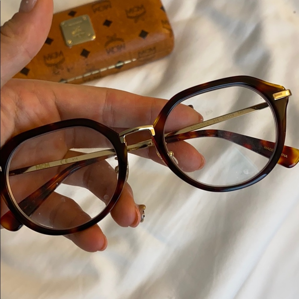 Authentic Mcm Tortoise Shell Glasses - image 3